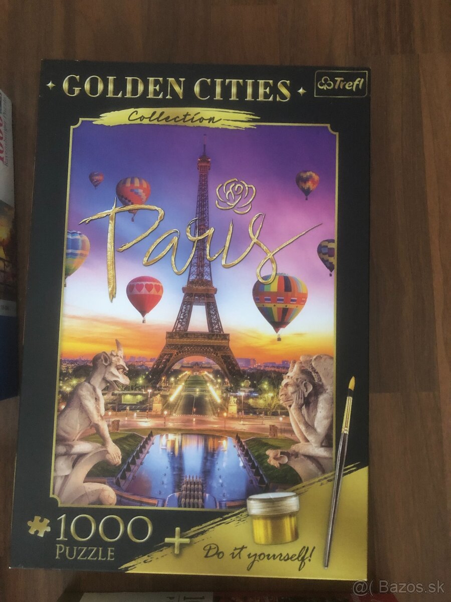 Predám puzzle 1000 Golden Paris Trefl
