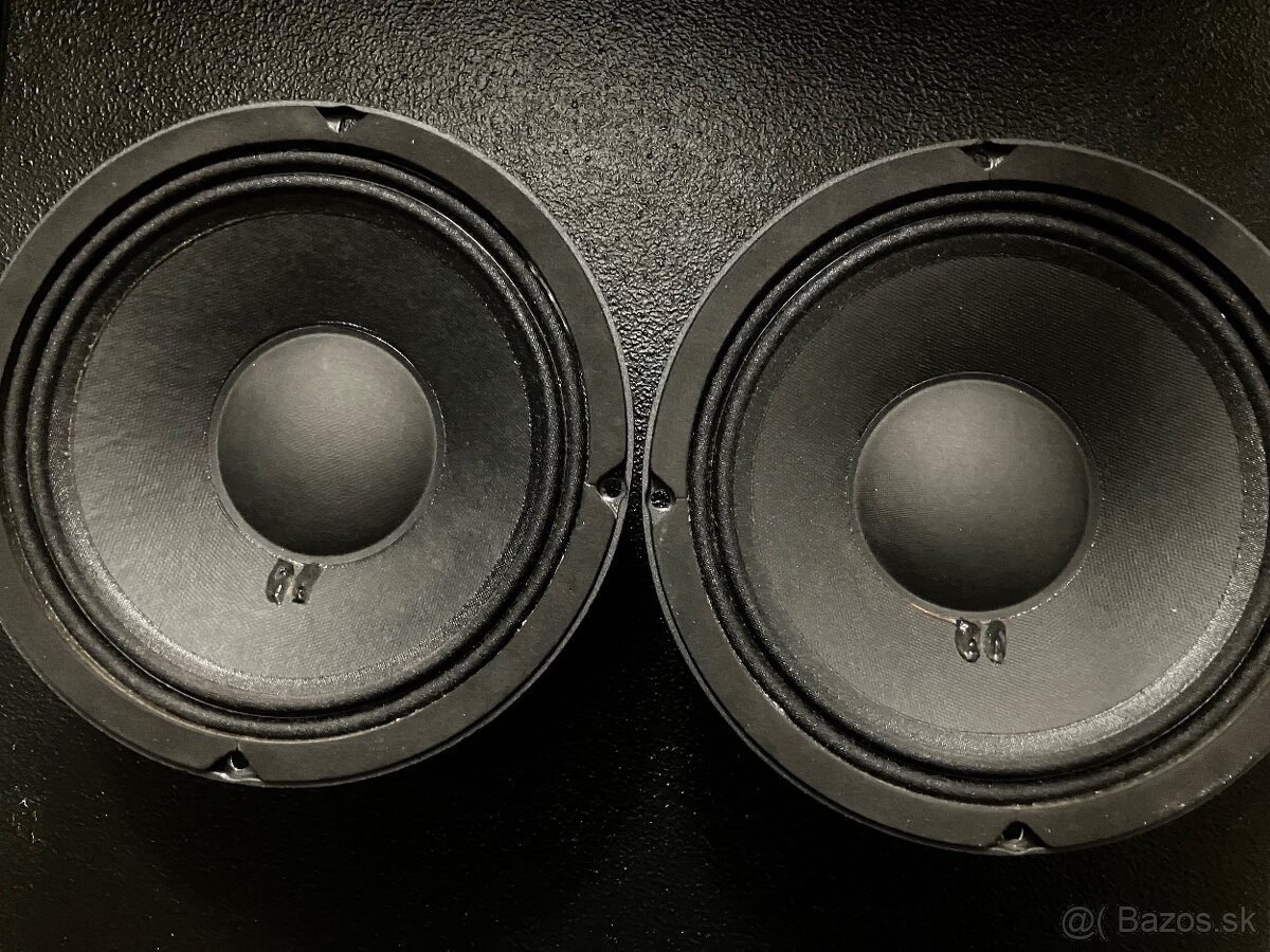 8” neodýmové reproduktory Sica