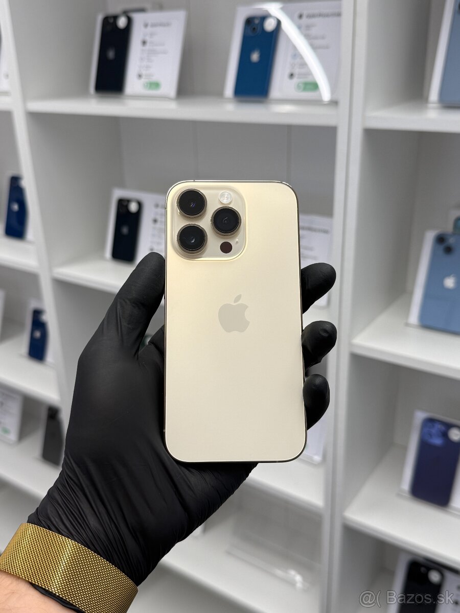 ZÁRUKA 2 ROKY / Apple iPhone 14 Pro 128GB Gold, 100%