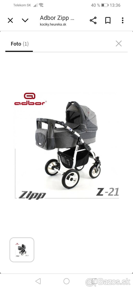 Kočik adbor zipp 3 kombinacia