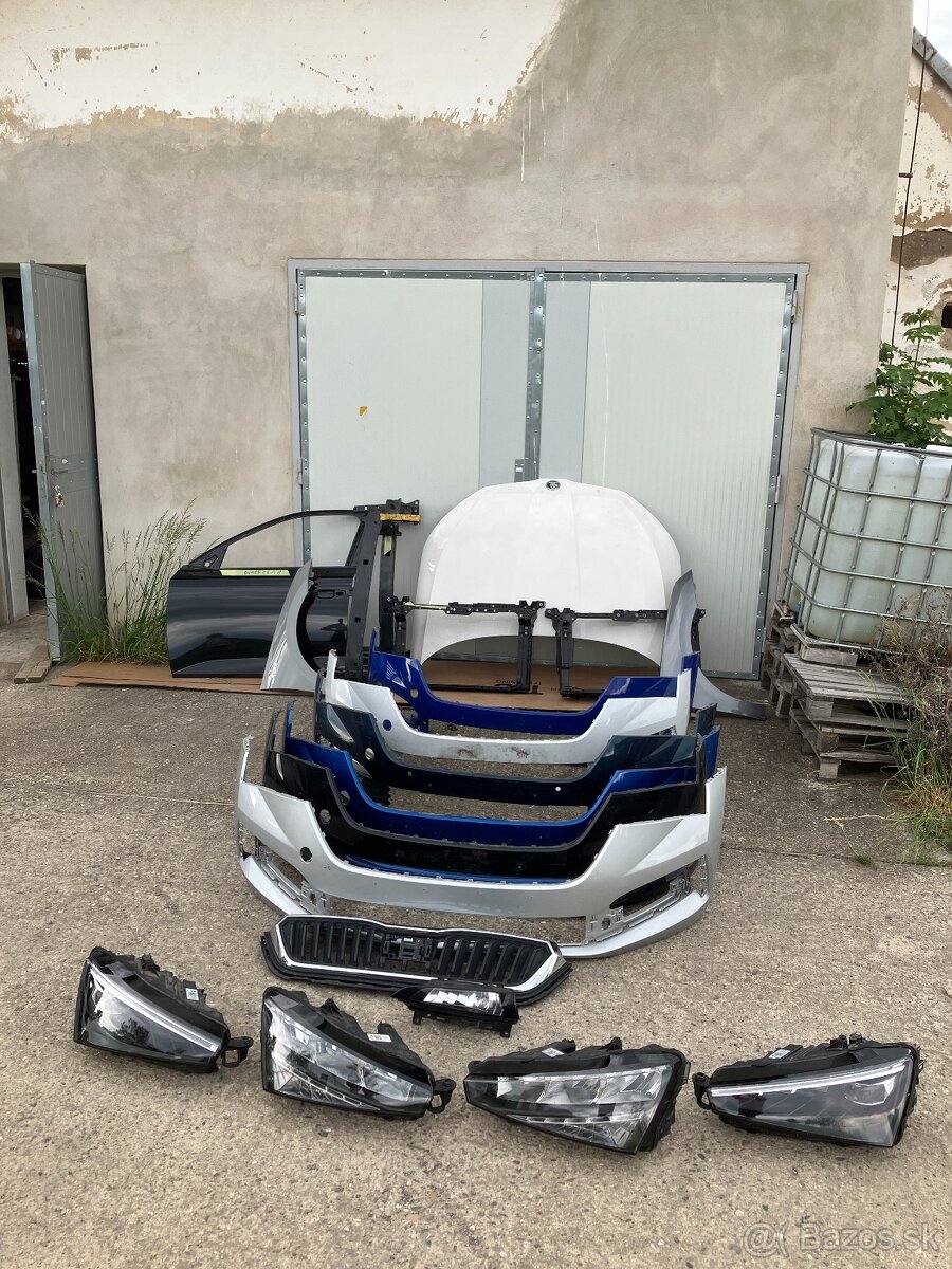 dily skoda Scala Musite lakovat Naraznik stena