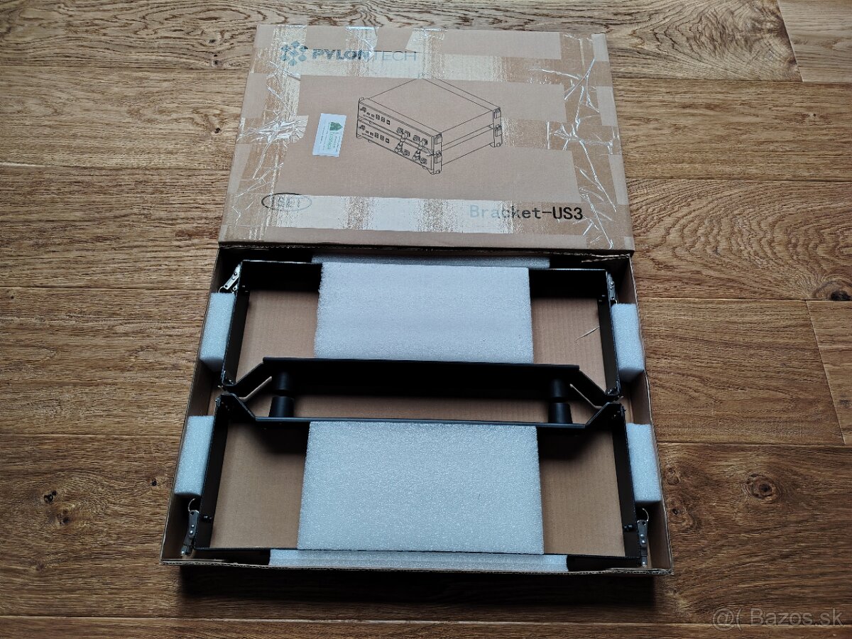 Predám kovový rám s klipsňami Pylontech Bracket-U3