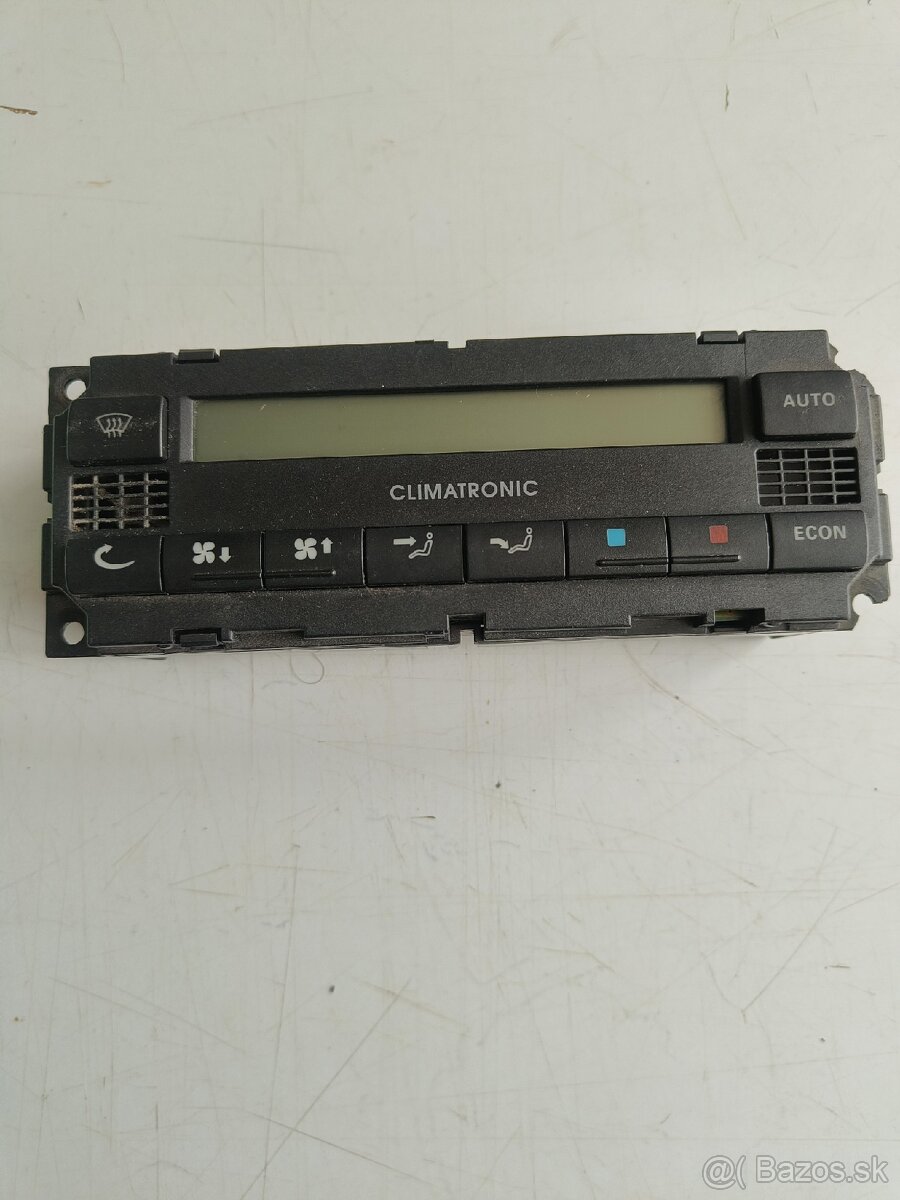 Ovládací panel kurenia climatronic