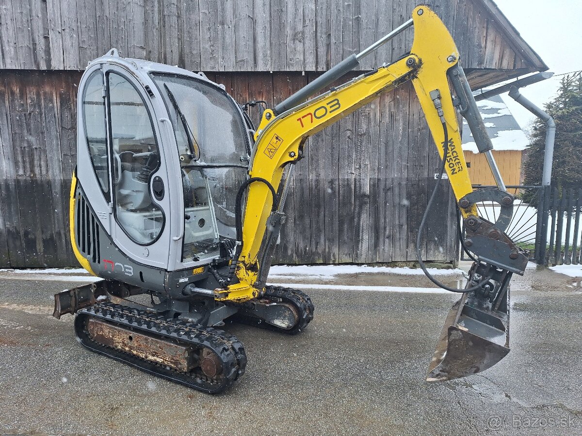 Minibager Wacker neuson 1703