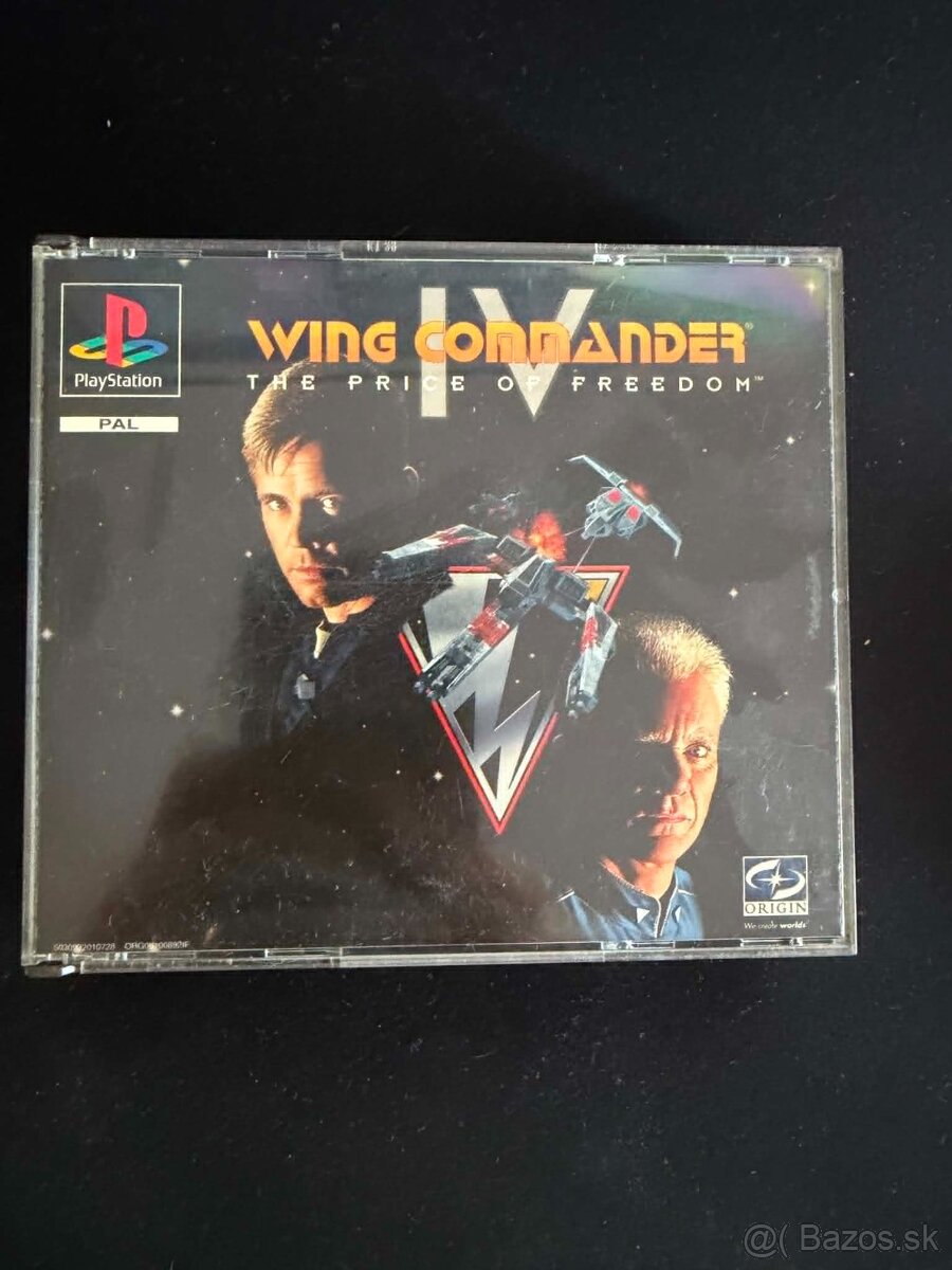 Wing Commander IV PS1 / Black Label / 4 Disky