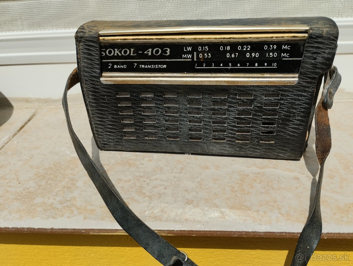 Radio SOKOL 1973 Roku Plne Funkcne