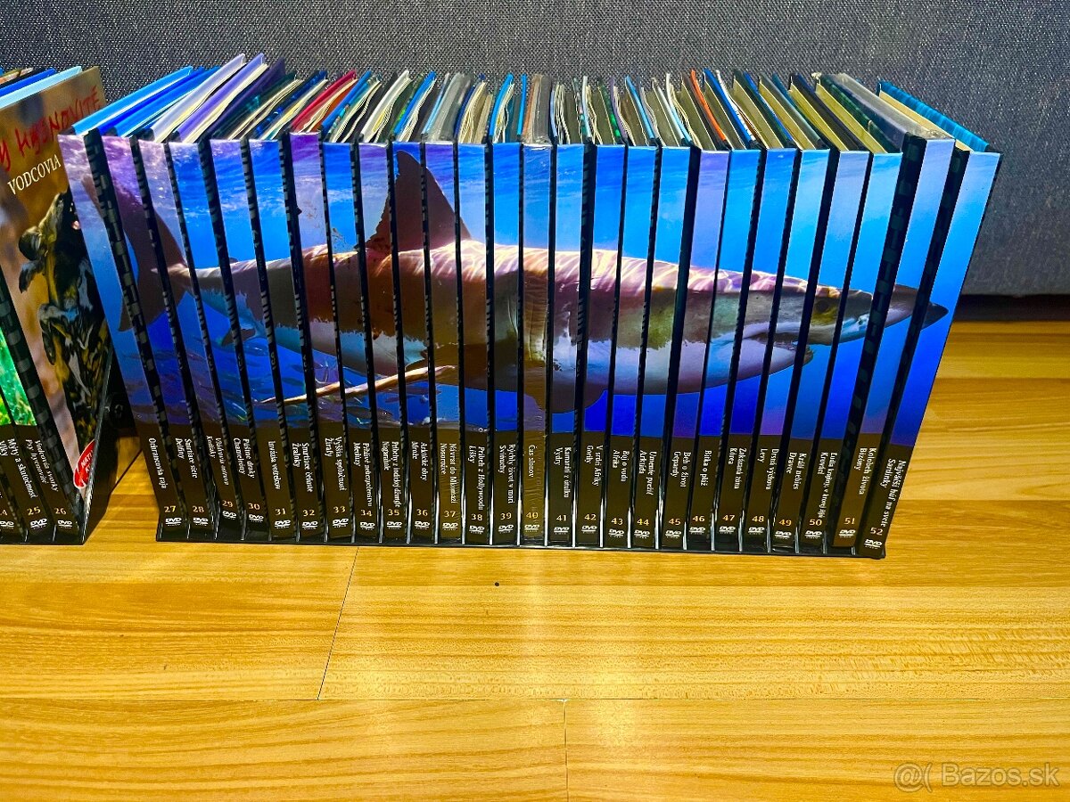 Zbierku DVD s knižnými sprievodcami