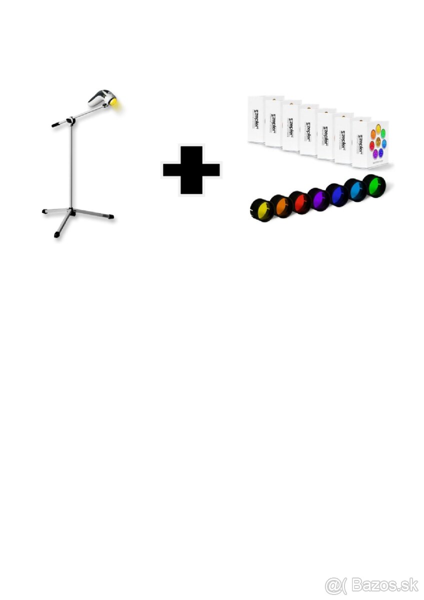 Zepter-Bioptron MedAll + stojan+ terapia farbami