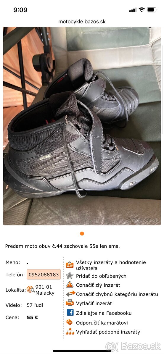 Moto obuv