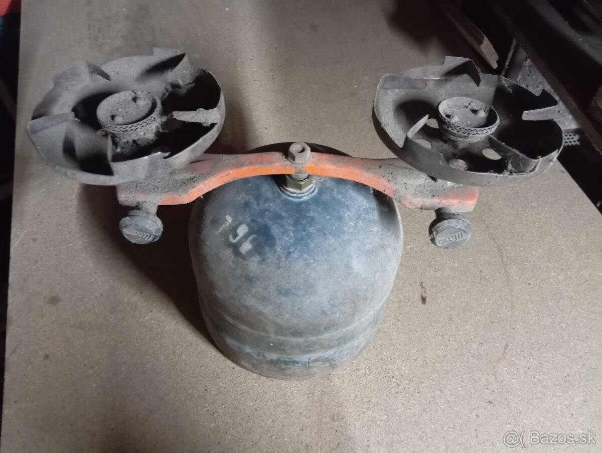 plynový varič, plynová bomba 2kg