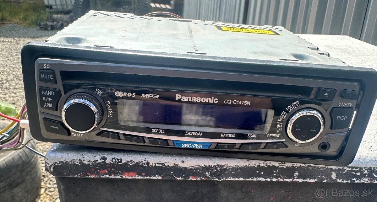Autorádio panasonic