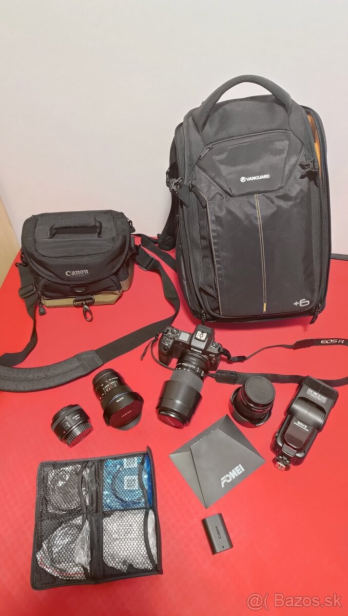 Predám canon eos r ako komplet výbava fotografa ci maklera