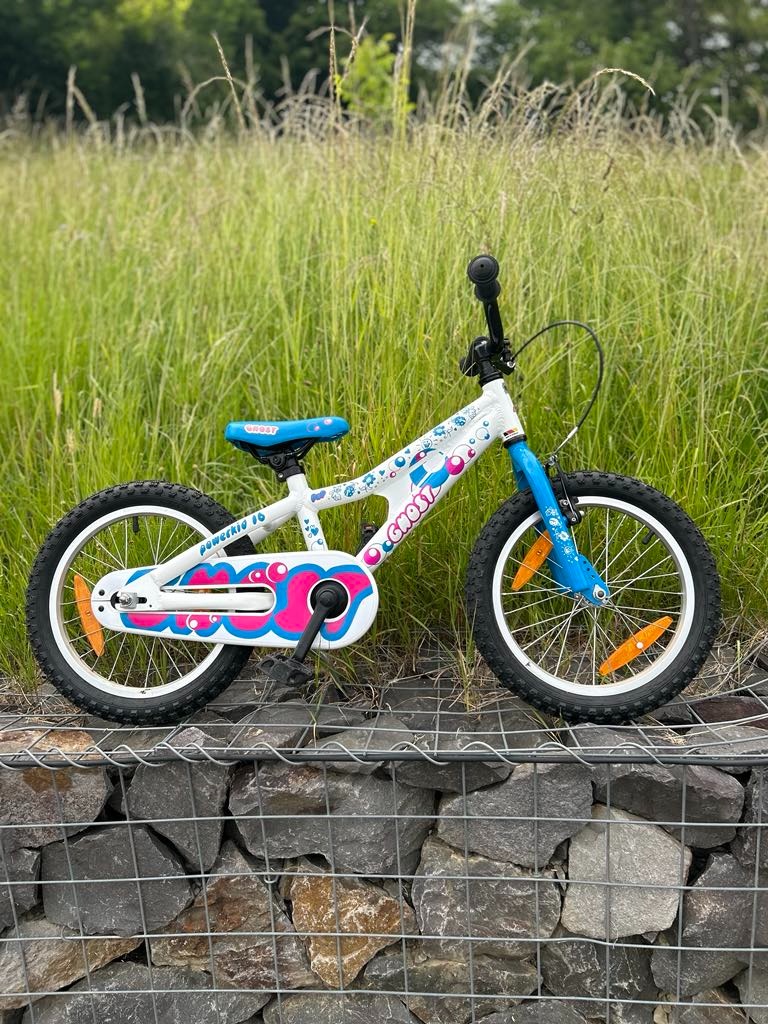 GHOST Powerkid 16" v superstave, 1.majiteľ, vlajka,TOPstav