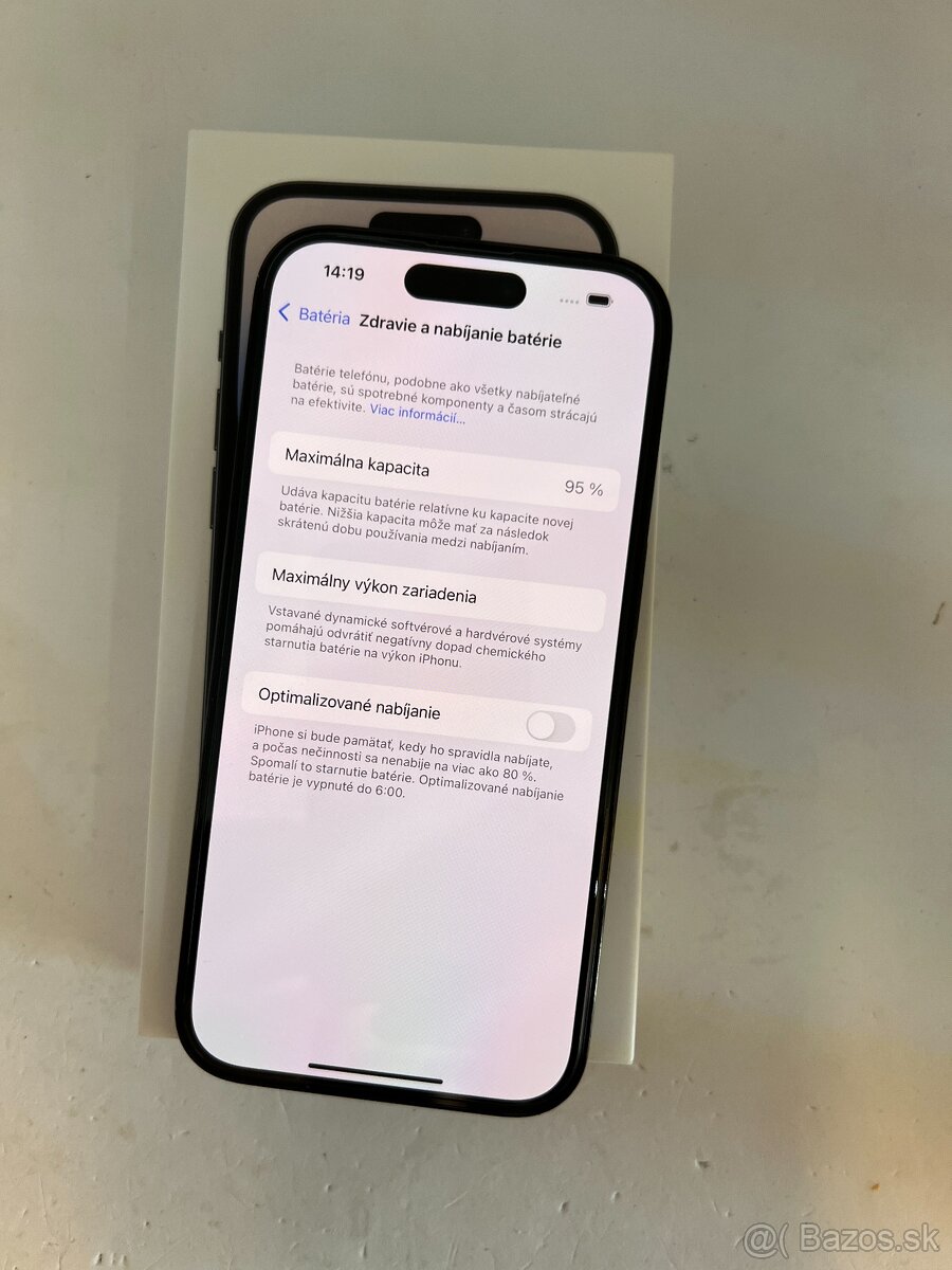 IPHONE 14 PRO SPACE BLACK 256GB ZÁRUKA - VEĽMI PEKNÝ STAV