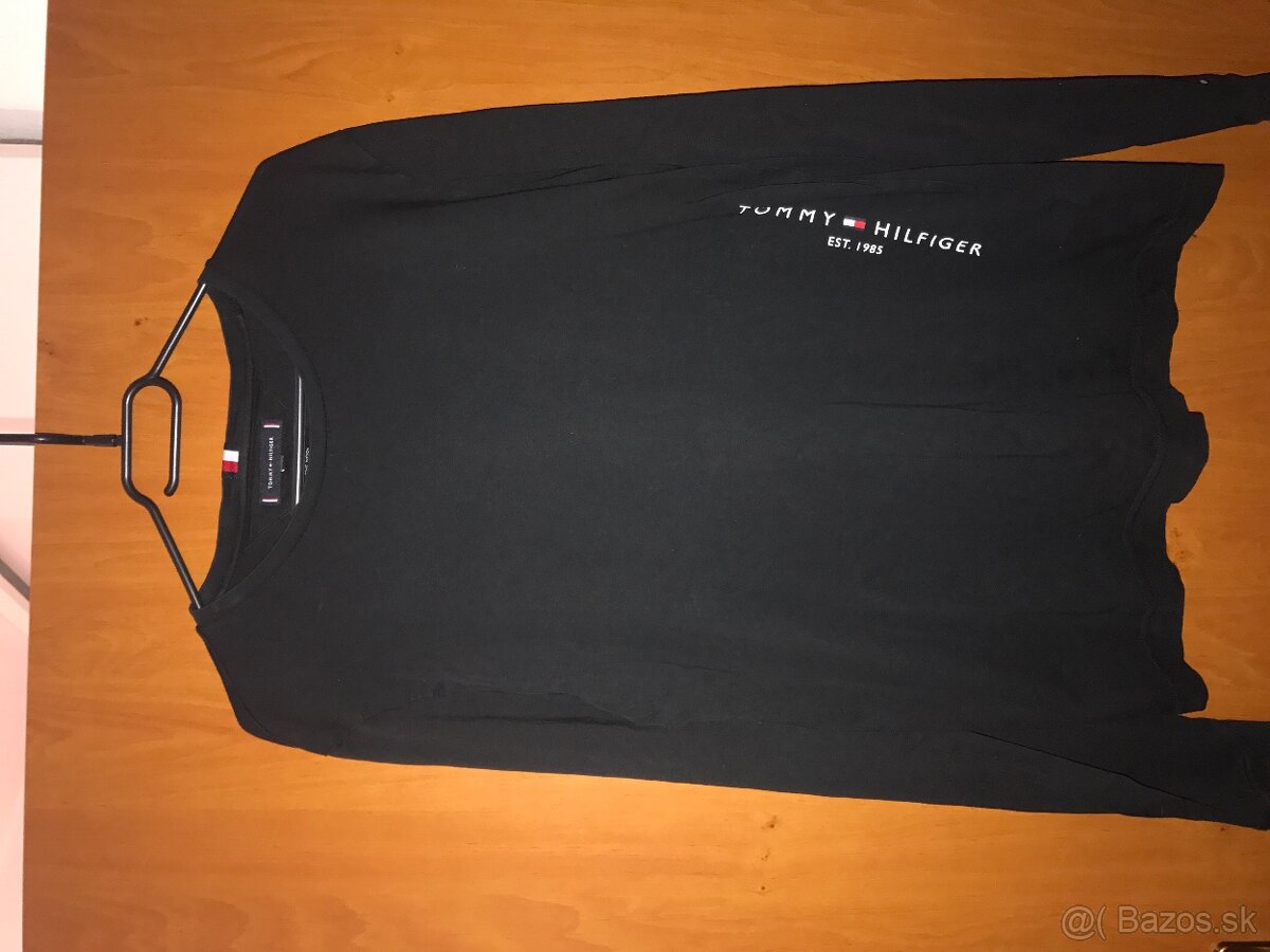 TOMMY HILFIGER originál pánske tricko/dlhy rukav L/XL