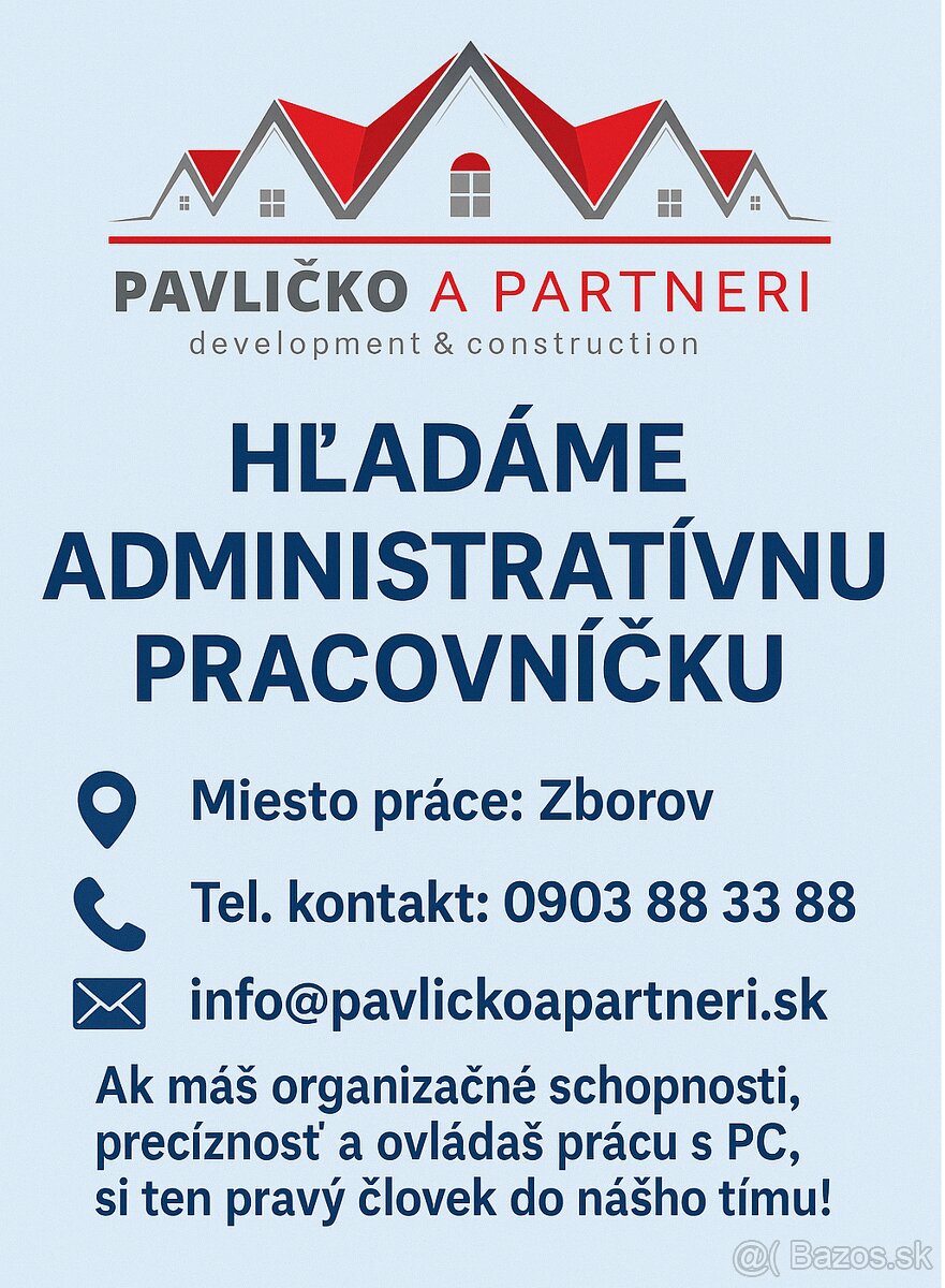 Administratívna pracovníčka