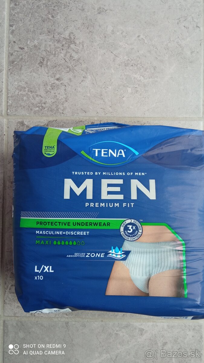 PLIENKOVÉ NOHAVIČKY TENA MEN