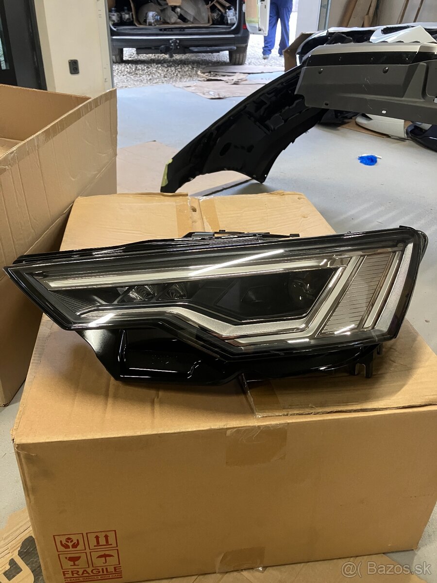 predni svetlo audi a6 C8 levy leve ridice FULLLED