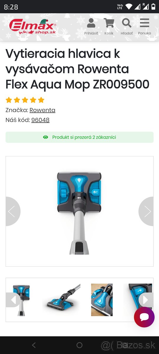 Vytieraca hlavica Rowenta