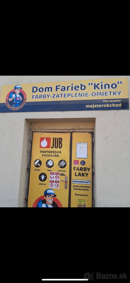 Odstúpenie prevádzky farby-laky