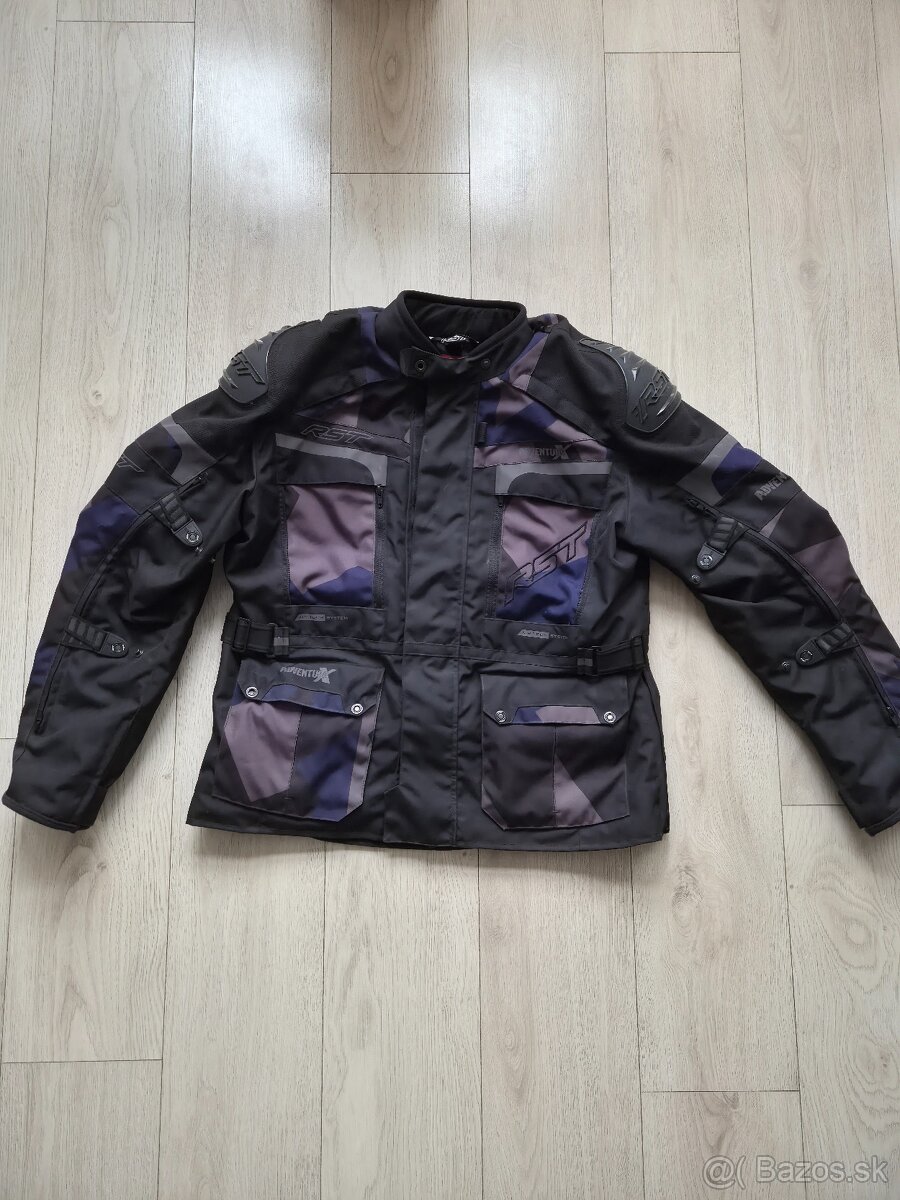 Bunda na motocykel RST Pro Series Adventure-X CE čierno-sivo