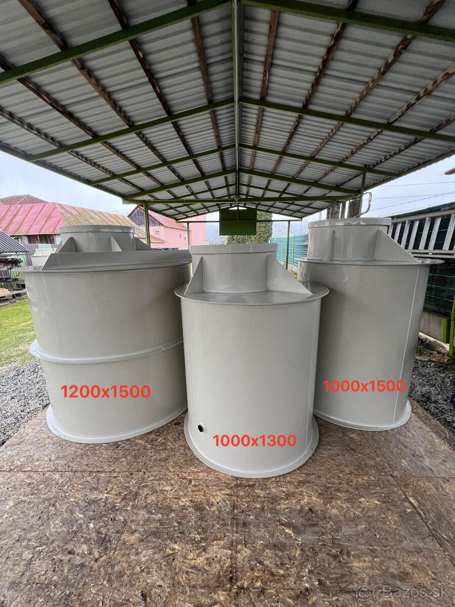 Vodomerná šachta, plastová žumpa, septik, čov,