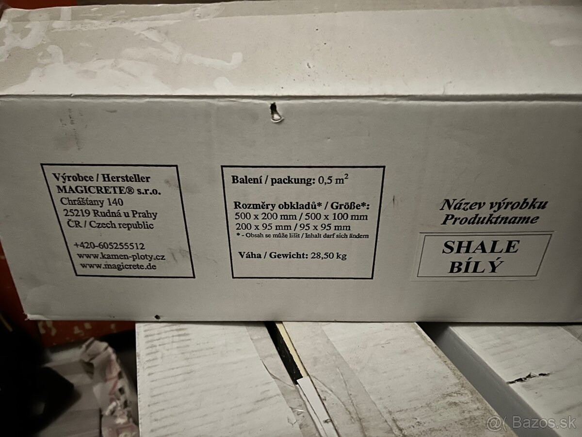 Obklad Magicrete SHALE biely, (Int/ Ext) cena dohodou