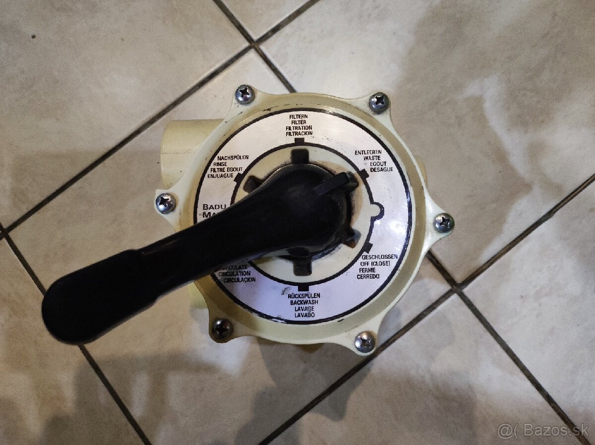 Automatický ventil na preplachovanie filtra k bazénu