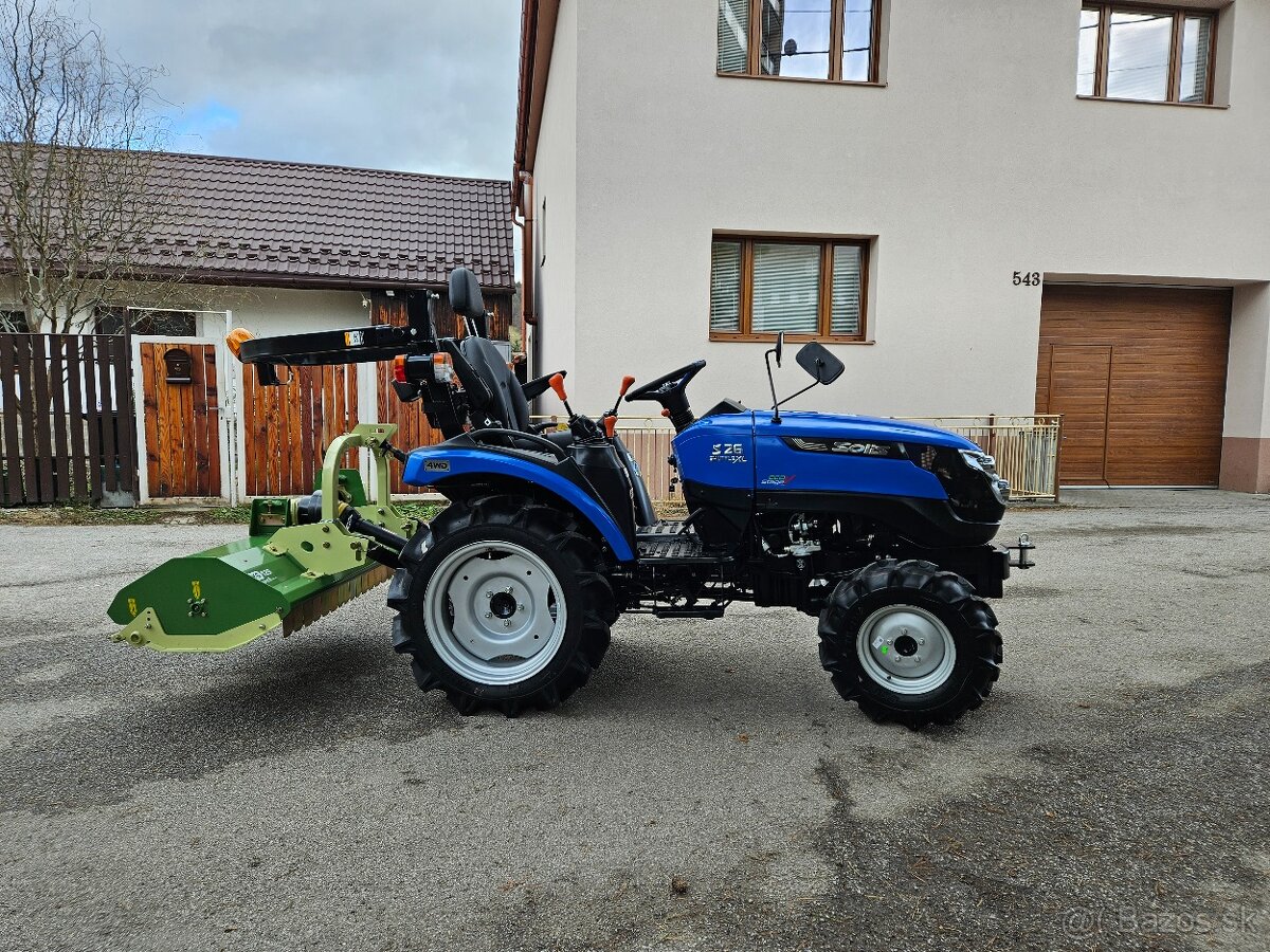 Malotraktor, traktor SOLIS 26, záruka 5 rokov