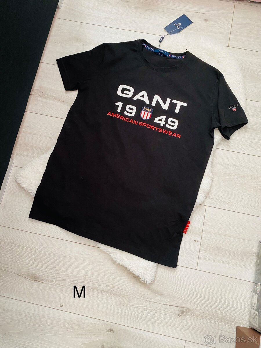 Čierne tricko gant