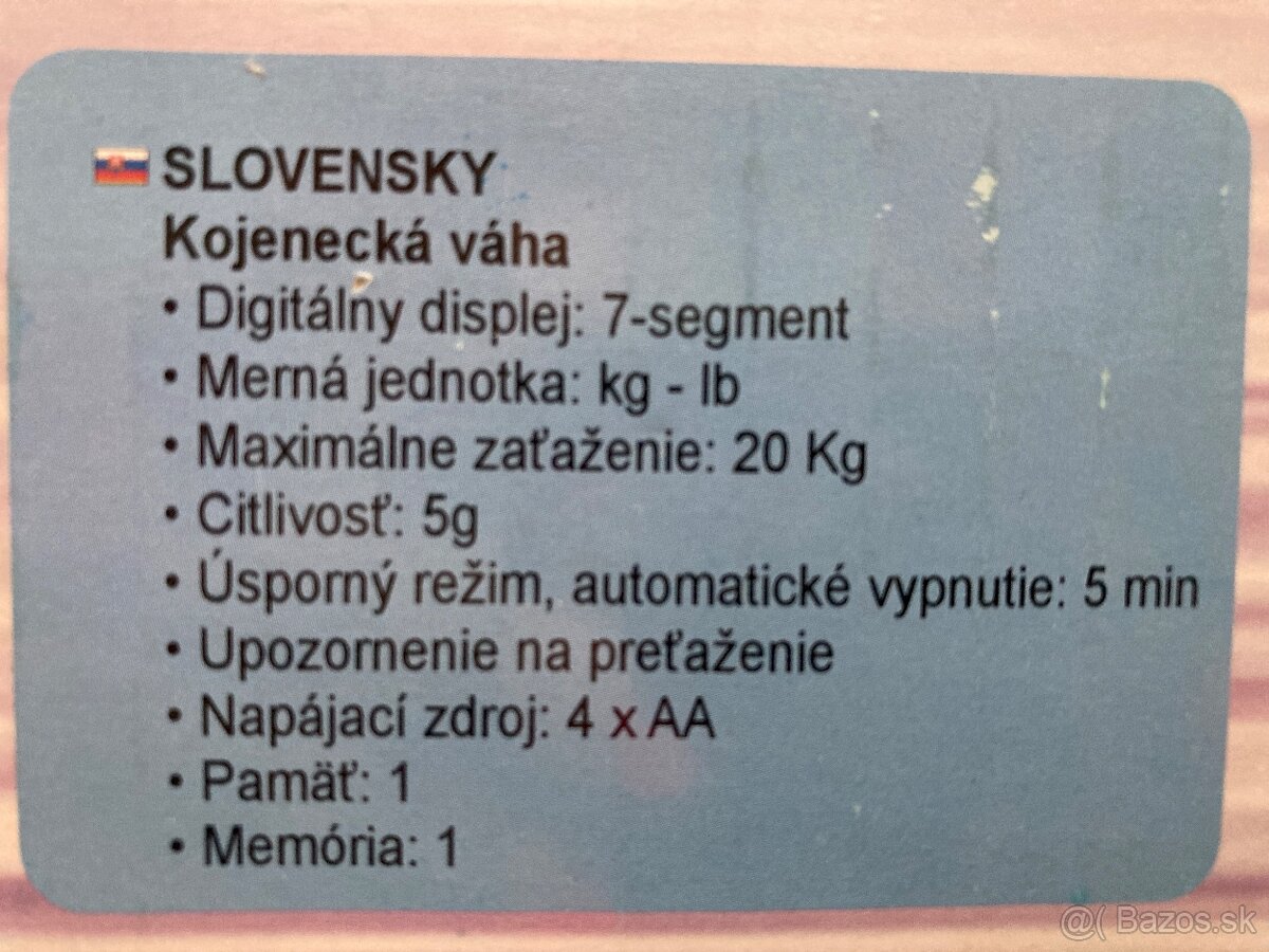 Dojčenská váha