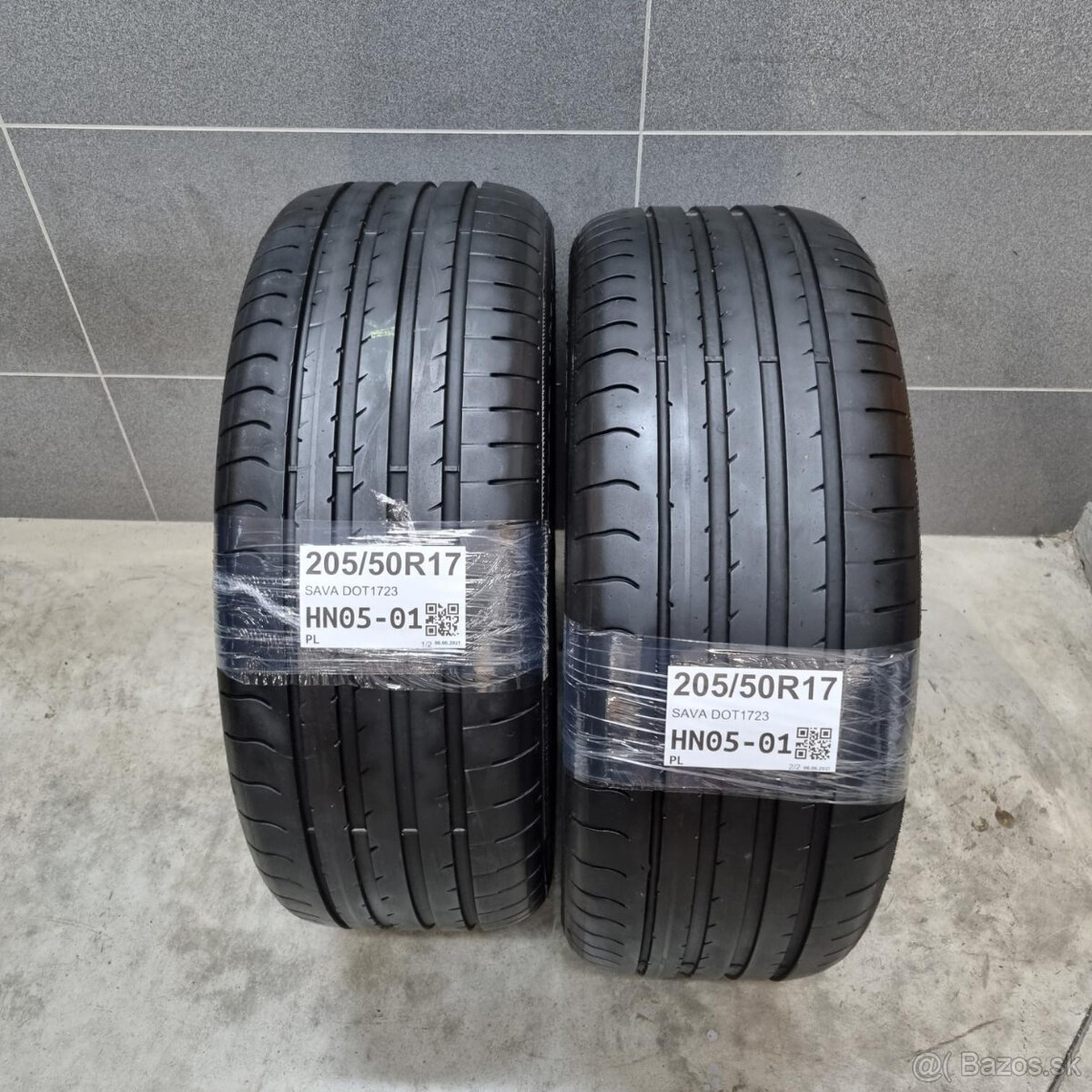 Letné pneumatiky 205/50 R17 SAVA DOT1723