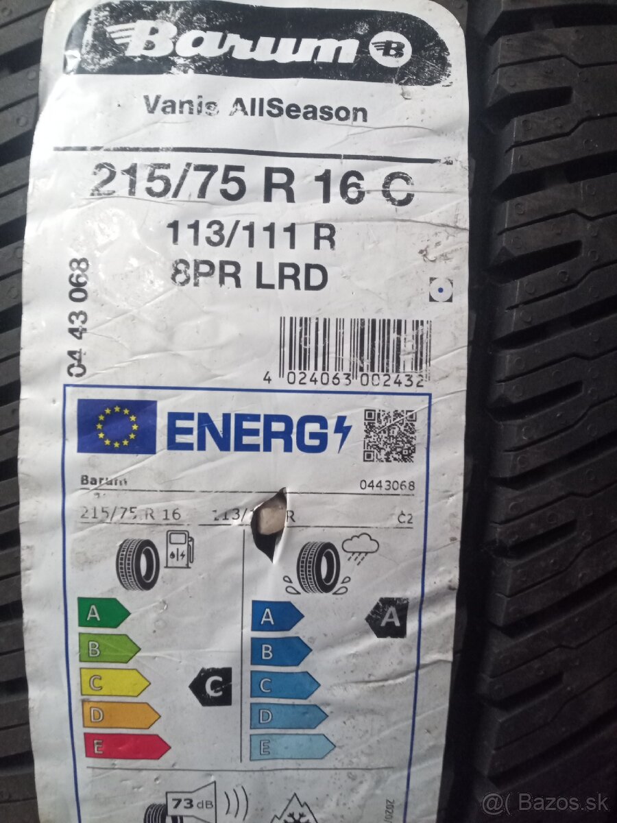 215/75 R16 C 113/111 R, Celoročné