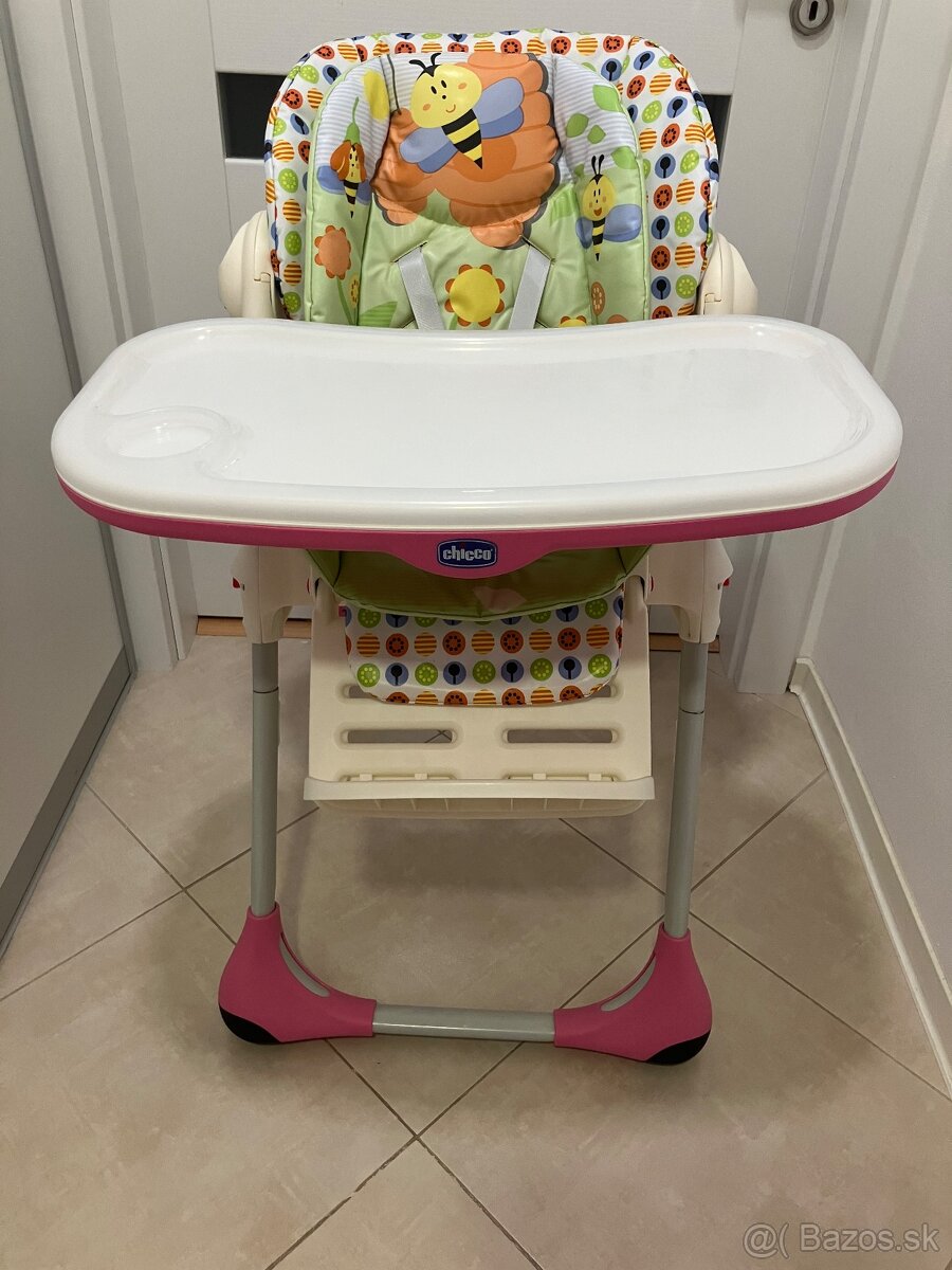 Jedalenska stolicka Chicco Polly 2v1