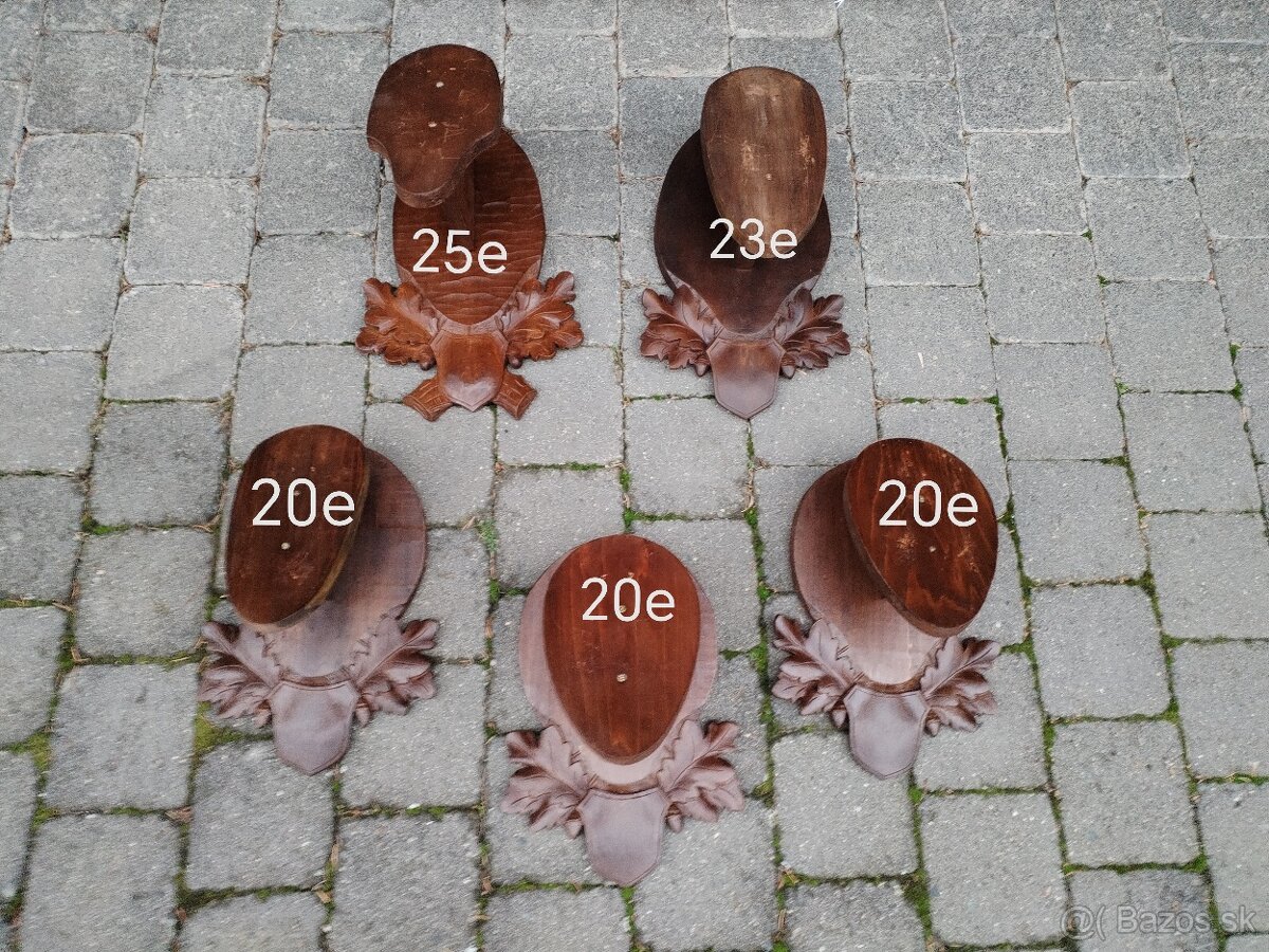 Podložky pod trofeje muflonov