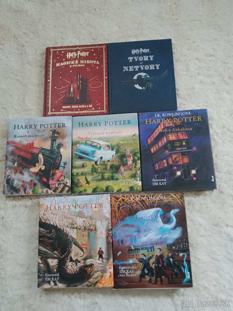 harry potter ilustrovane knihy