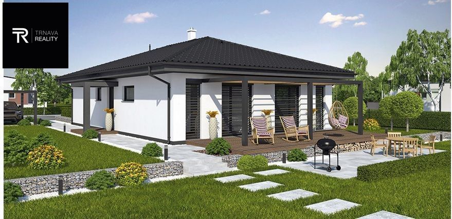 TRNAVA REALITY - rozostavaný 5 izbový rodinný dom, pozemok 8