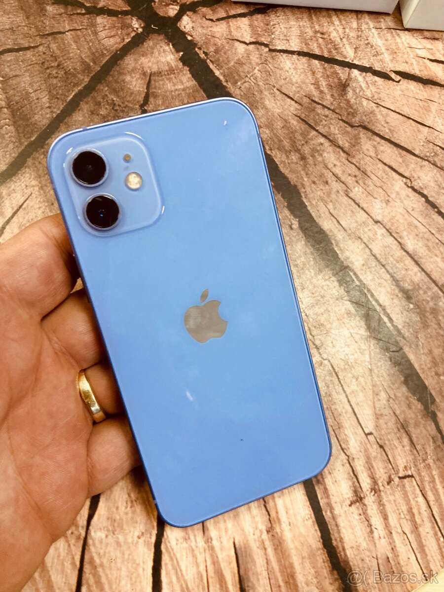 iPhone 12 fialový 64 batérie 100% top stav