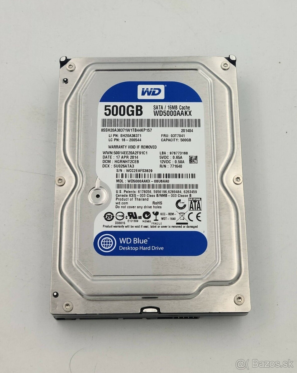 HDD Western Digital 500GB 3.5