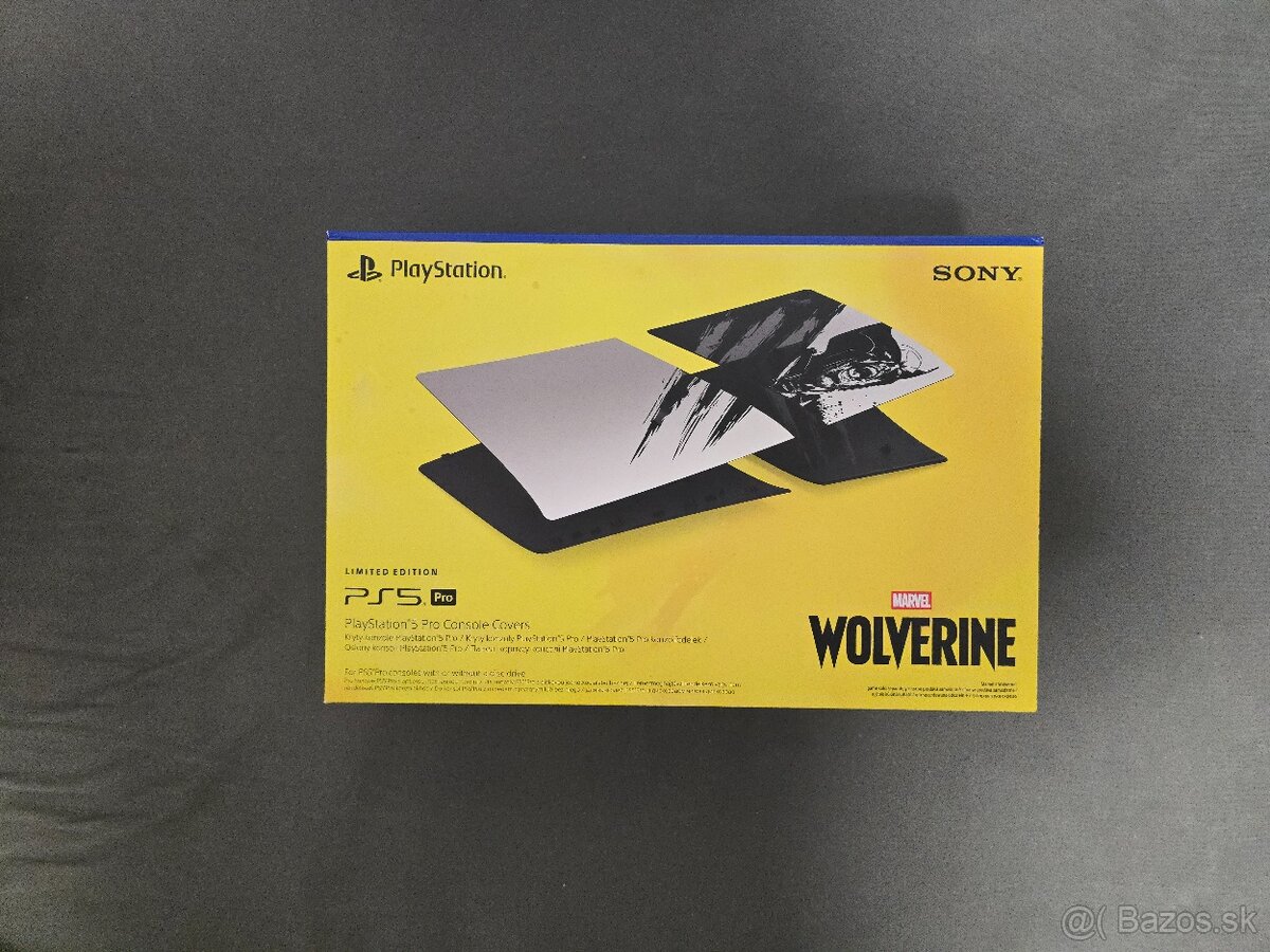 PS5 Pro Cover – Marvel’s Wolverine Silver