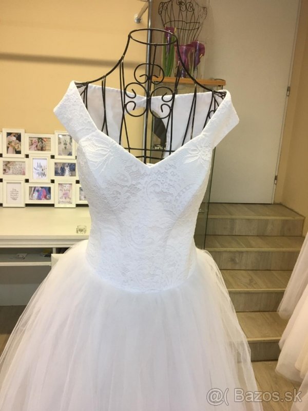 Krásné svadobné šaty vel.34-38.