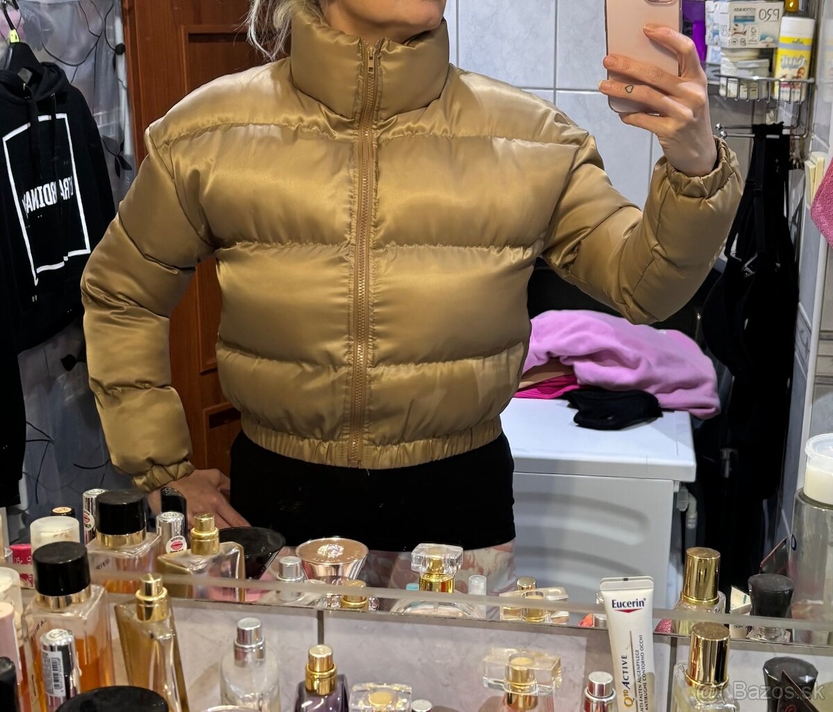 Krátka bomber bunda SHEIN