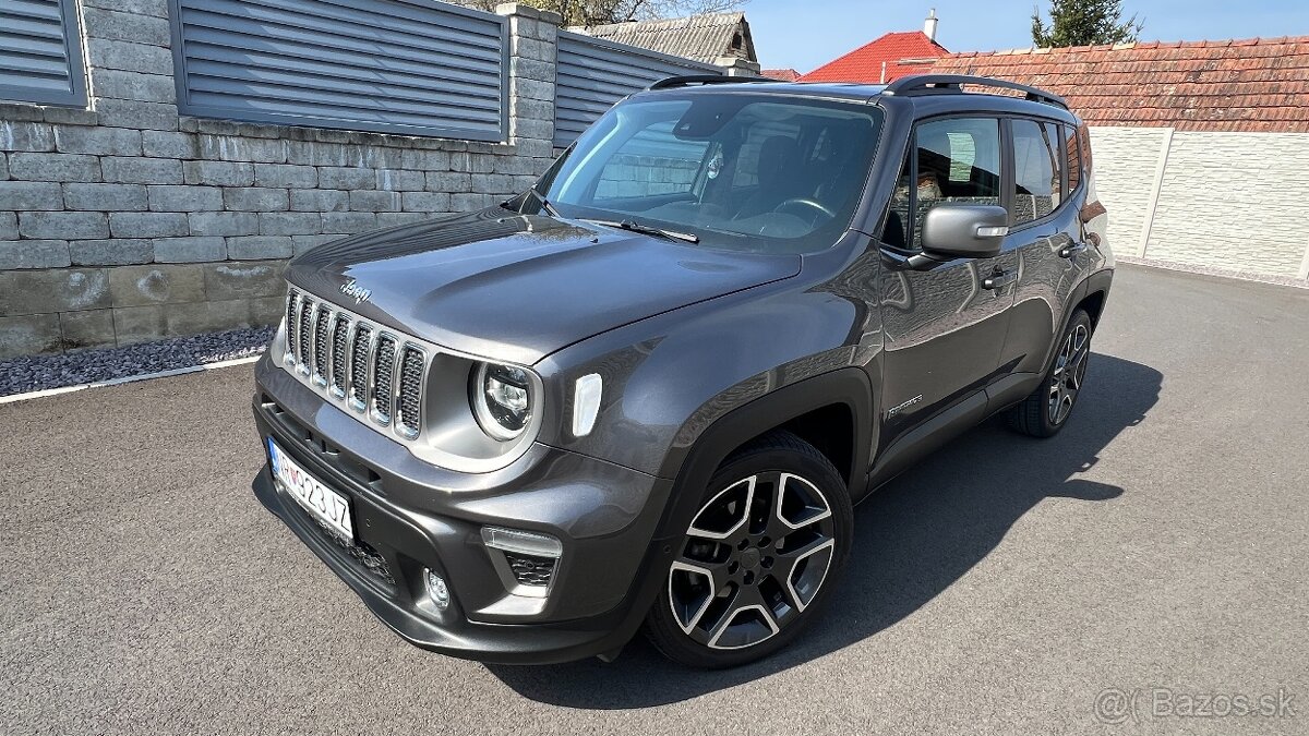 Jeep Renegade séria 4, 1,3 Turbo T4 150k 4x2 6DDCT Limited