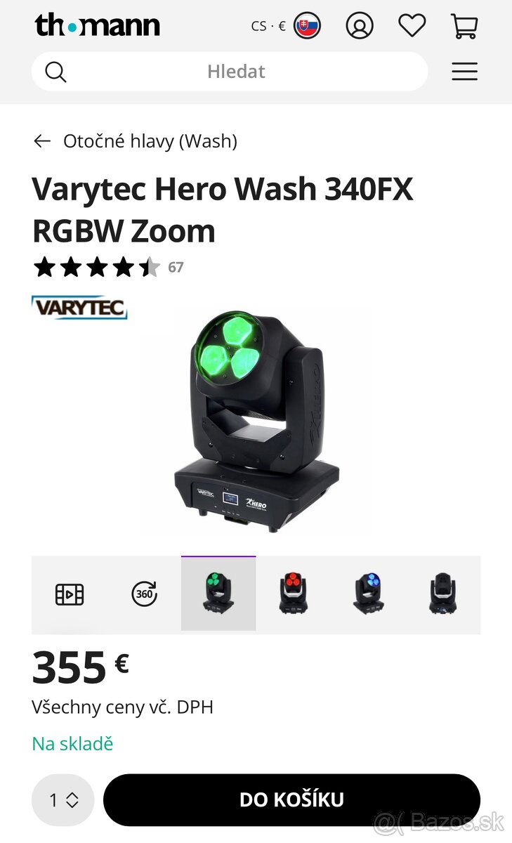 Varytec wash 340fx