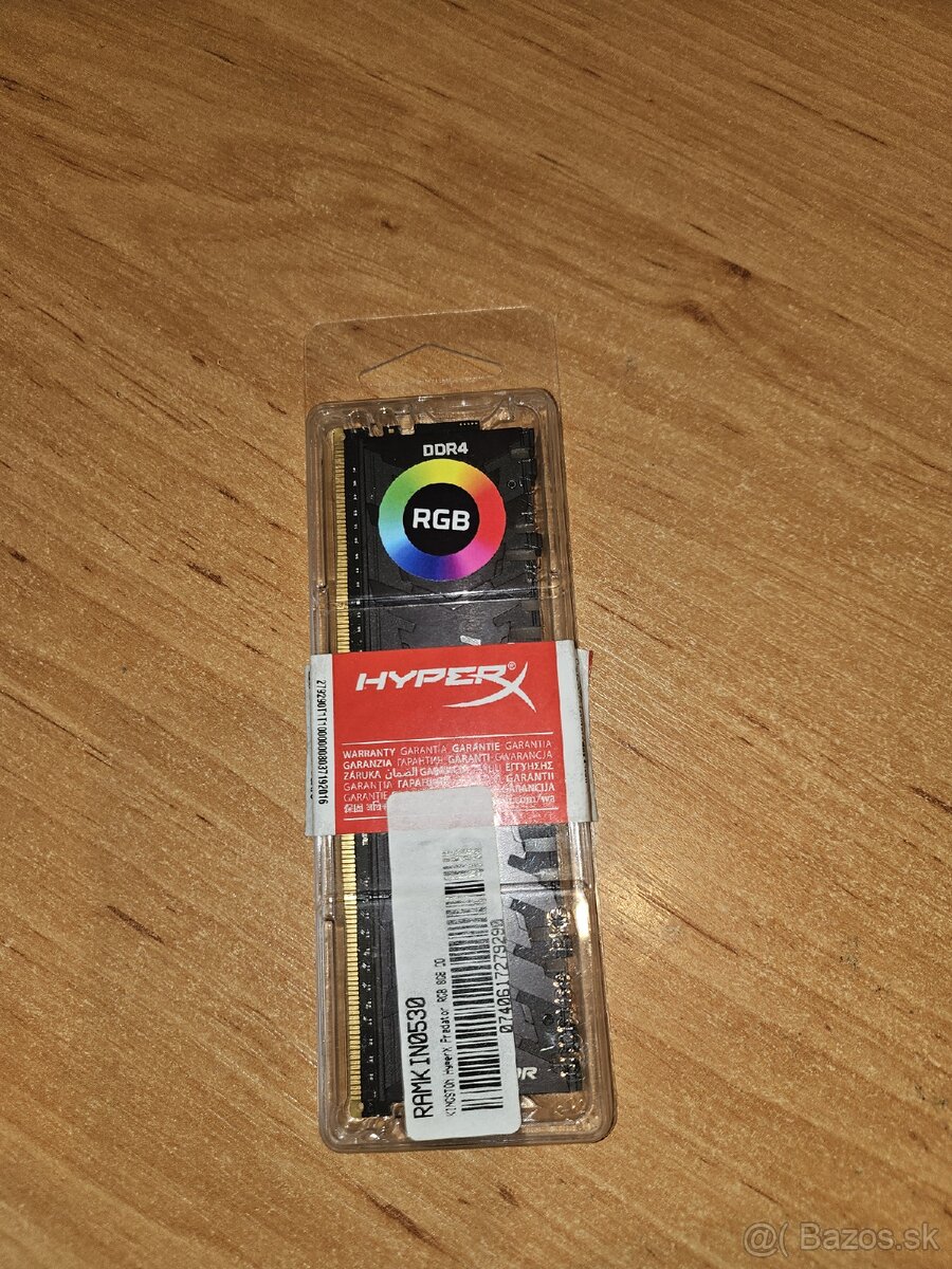 HyperX Predator RGB 8GB DDR4 2933 MHz CL15