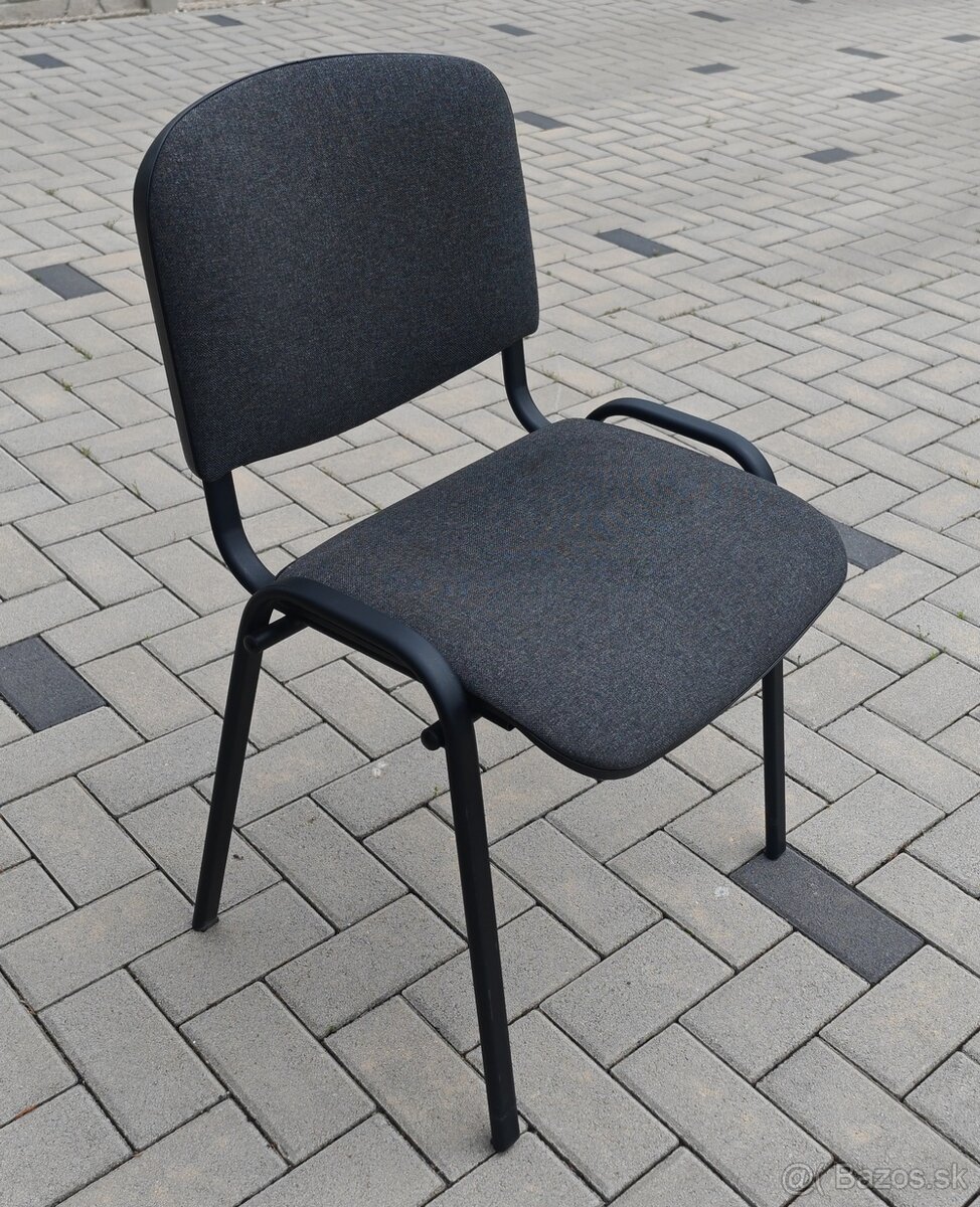 Konferenčná stolička ISO 24HBL-T šedá