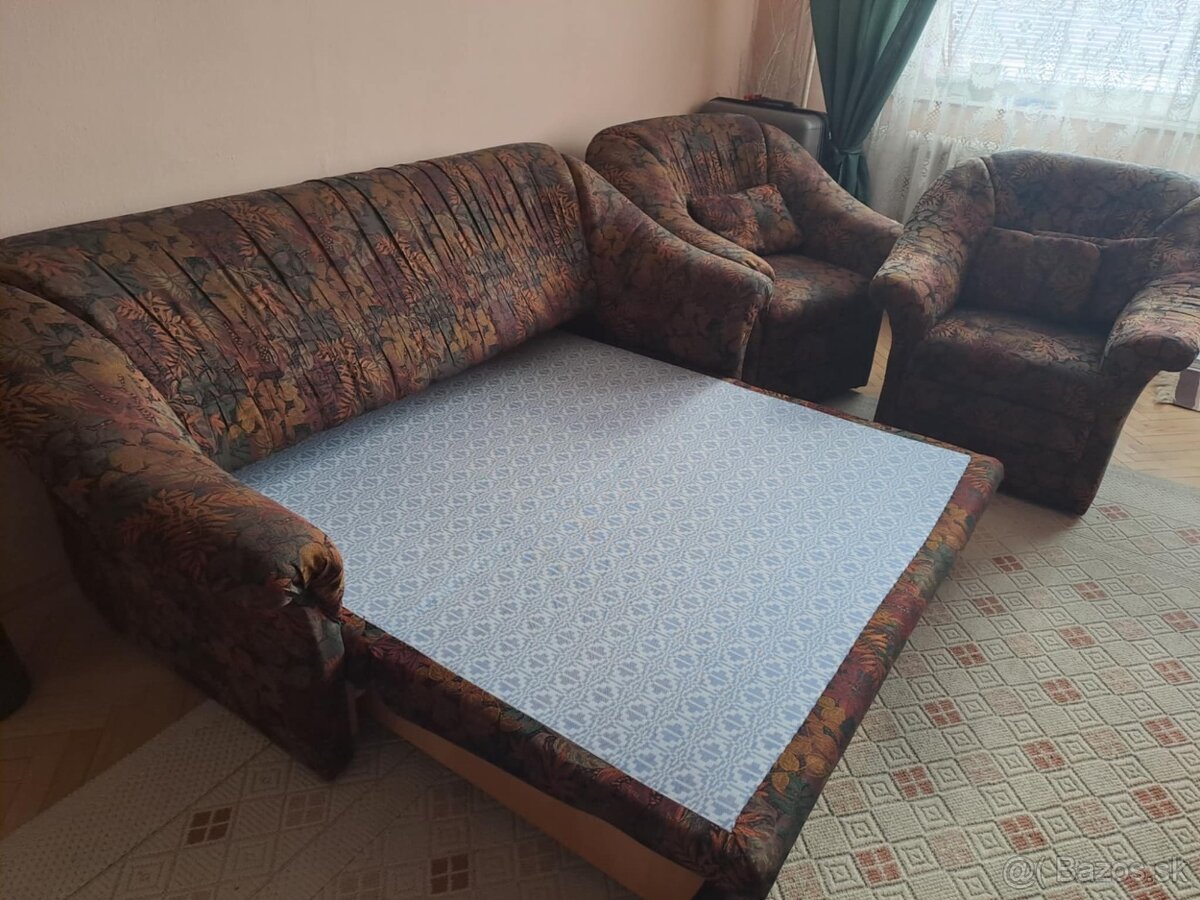 Roztahovacia sedacia súprava