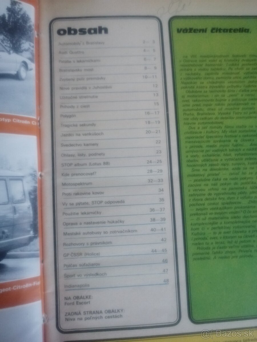 Časopisy STOP - auto moto revue