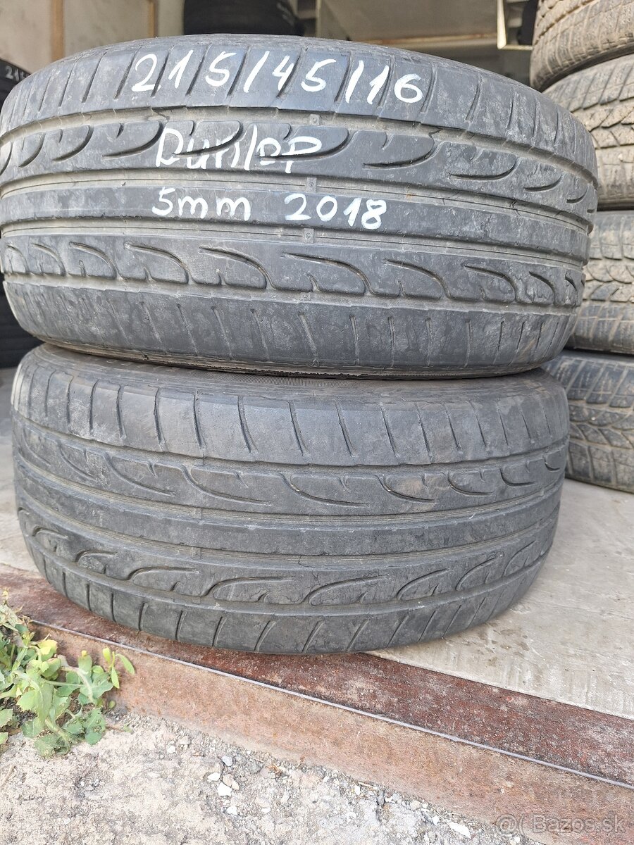 215/45/R16 letné 2ks