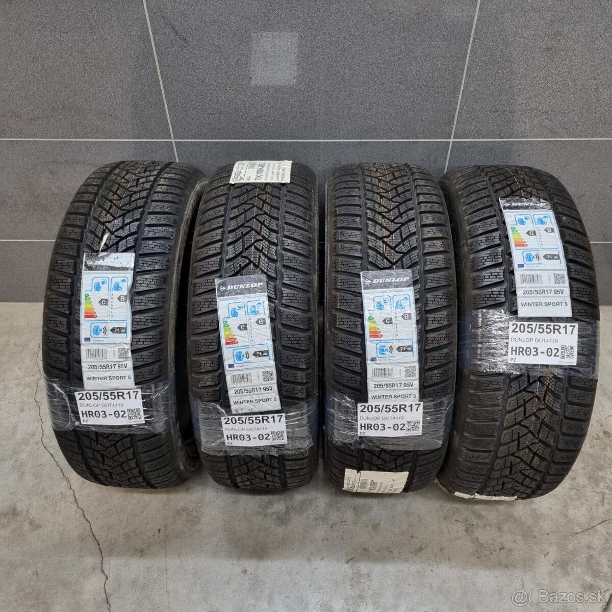 Zimné pneumatiky 205/55 R17 DUNLOP DOT4119